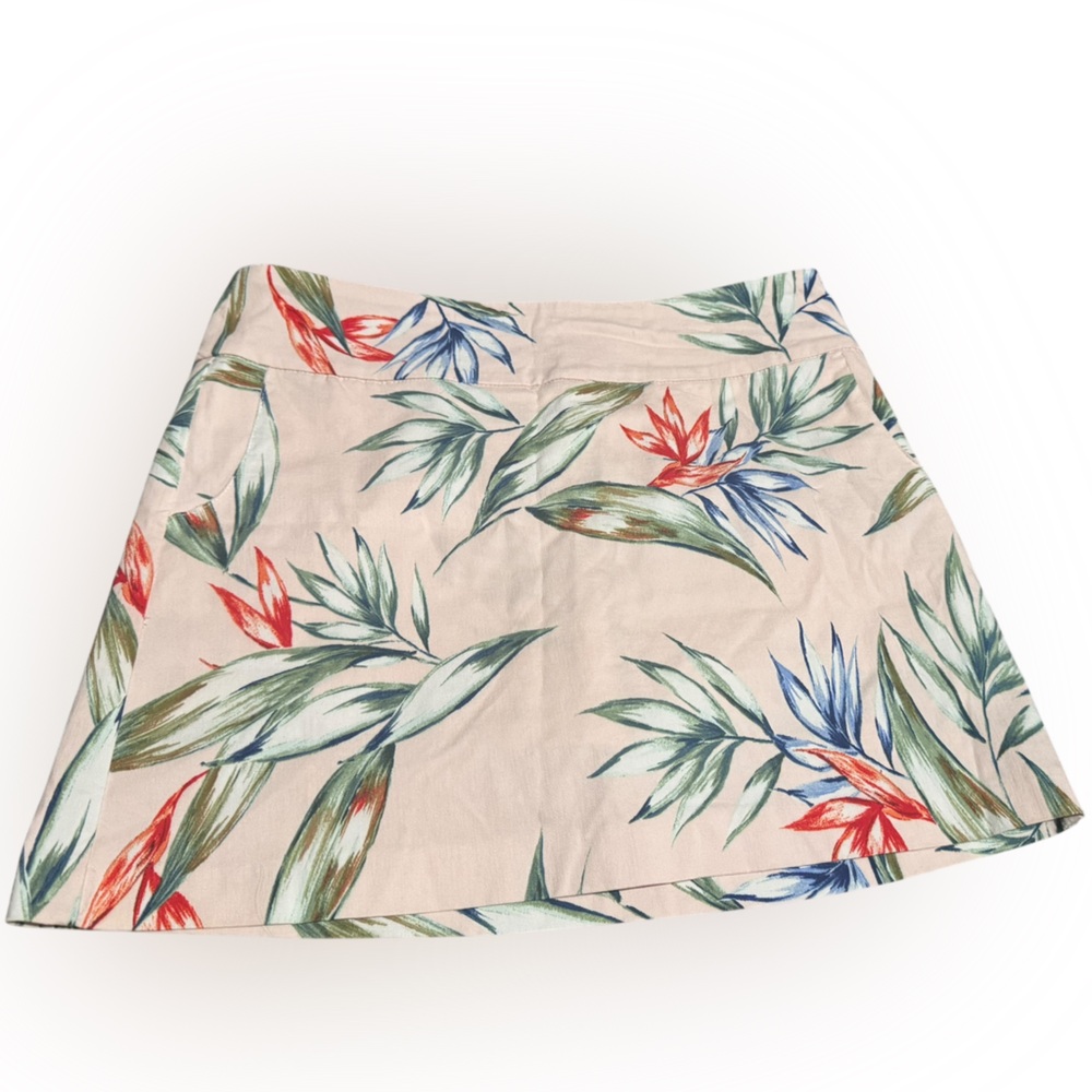 Zac & Rachel Floral Skirt with Blue and Green Accents - Picture 2 of 5